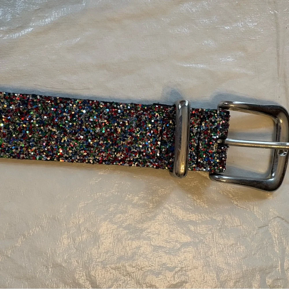 Multicolor Glitter Belt